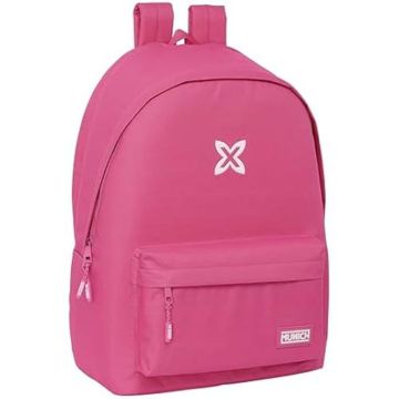 Sac à dos pour ordinateur portable 15,6" SAFTA Munich Basic - Tissu recyclé - Fuchsia
