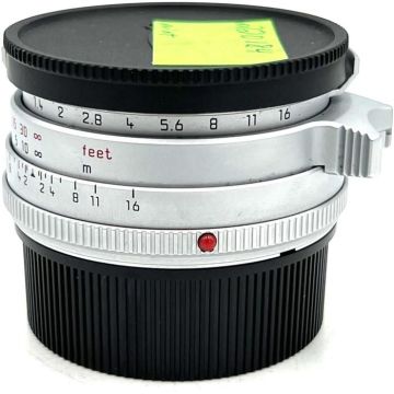 Objectif hybride - Leica - Summilux M 35mm f/1.4 - Ouverture f/1.4 - Monture Leica M - Argent
