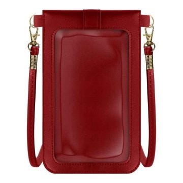 Pochette Universelle Smartphone Rouge Sacoche