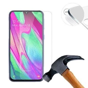 Lusee 2 x Film de Protection écran en Verre Trempé pour Samsung Galaxy A40 SM-A405F 5.9 Pouce Transparent 9H 2.5D
