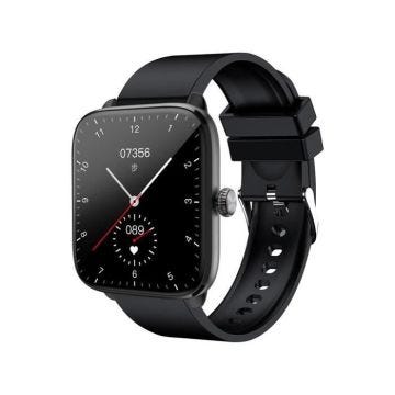 Montre Connectée IP67 Étanche Or Bluetooth Appels et Santé Noir YONIS