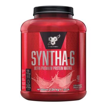 Protéine multi-sources BSN Nutrition - Syntha-6® - Strawberry Cream Swirl 2260g