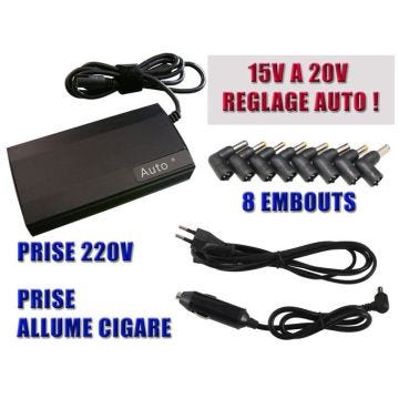 Alimentation 12V auto allume cigare portable 120W