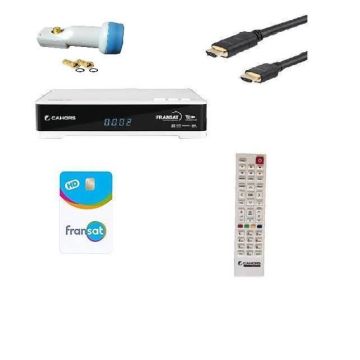 CAHORS VEOX Récepteur satellite HD + HDMI + CARTE +LNB HD ME