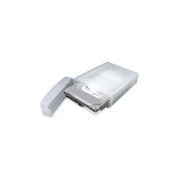 Étui de protection de disque dur - RaidSonic - IB-AC602a - Transparent - Gris - Durable