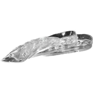 Paire de 3-Couches 1.5CM Talonnette Grandissante Semelle Chaussure en silicone gel(Clair)