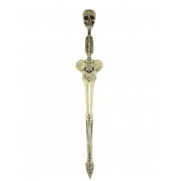Epée squelette en mousse - Halloween - 86 cm x 10 cm