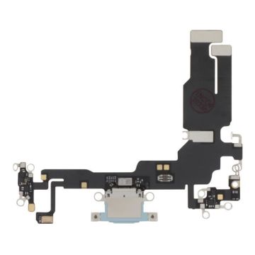 Connecteur de Charge pour Apple iPhone 15 - AVIZAR - Port USB C + Microphone Bleu Pâle