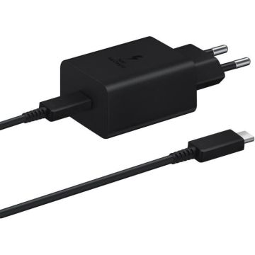 SAMSUNG Chargeur Secteur Ultra Rapide 45W + CBL USB C Noir