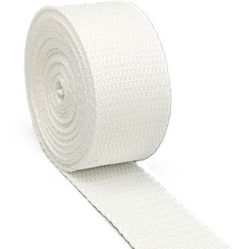 32mm coton rouleau de 10 mètres souple pour coudre couture sacs anse bandoulière réglable lunch bag bagages fournitures Blanc