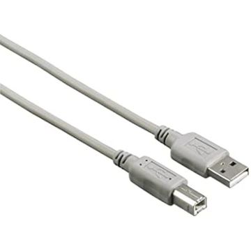 Câble USB - HAMA - USB A vers USB B - 3 m - 6 Gbit/s - Blindage supplémentaire - Connexion stable