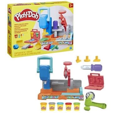 Play-Doh, coffret Mon petit bricoleur avec pâte à modeler