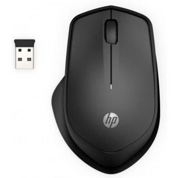 HP Silent 280M Souris - Sans fil - Récepteur sans fil USB - Noir de jais - Pour OMEN by HP 15, HP 14, ENVY