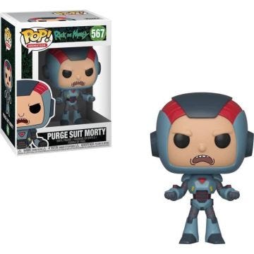 Figurine Funko Pop! Rick & Morty S6 - Morty in Mech Suit - 9 cm - FUNKO - Figurine - Mixte - Adulte