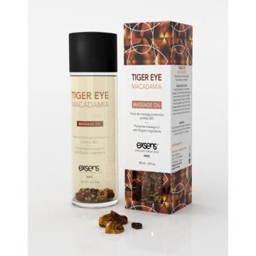 Huile massage Exsens certifiée BIO - 100 ml - TU - Macadamia/Oeil de tigre