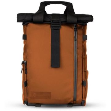 Sac à dos photo Wandrd PRVKE Lite 11L - Orange Sedona - Compartiments multiples