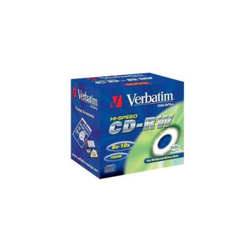 CD-RW - Verbatim - 12x - 700 Mo - 10 pièces - Coffret à bijoux