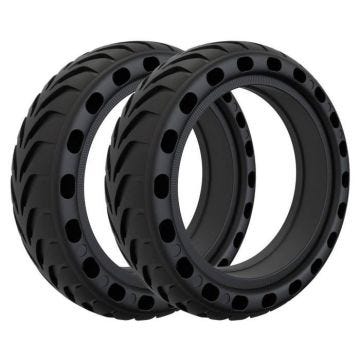 Pneus Alvéolés Made for Xiaomi M365, 1S, Essential, Pro, Pro 2 Solid Tire X2 - Xiaomi - Noir - Adulte