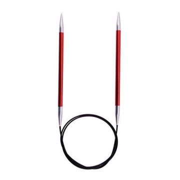 KnitPro KNIT PRO 5,50 mm Aluminium fixe aiguilles à tricoter circulaires-Zing-Marron - KP47072
