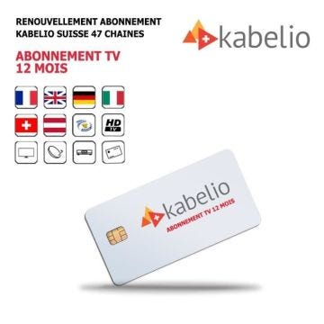 Abonnement TV - HD4K - 12 Mois - 47 Chaînes Européennes - Hot Bird 13° Est - CI+