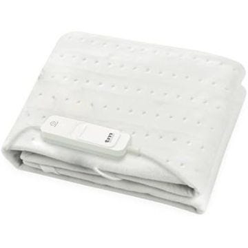 TM Electron Surmatelas Chauffant électrique pour lit Simple 60 W avec 3 Niveaux de température et arrêt Automatique. Dimensions :