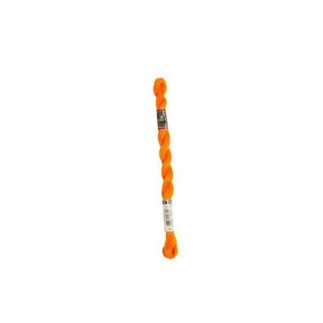 Fil DMC Coton Perlé Médium N5 Col. 740 Orange