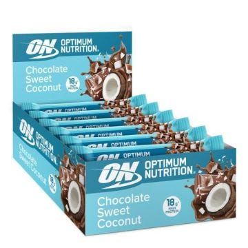 Barres protéinées Optimum Nutrition - Protein Bar - Chocolate Sweet Coconut Boite de 12