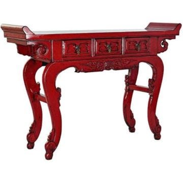 Console - DKD HOME DECOR - Multicolore - Métal et Bois d'orme - 135x37x89 cm - Meuble d'entrée