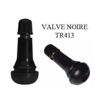 100 Valves de Roues - TR413N - Noir