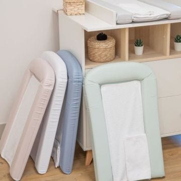 Matelas à  langer avec 2 éponges amovibles - Lilas - 42 x 70 cm