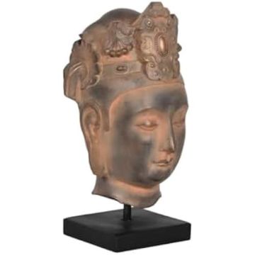 Figurine décorative - HOME ESPRIT - S3055366 - Marron Noir - 15 x 18 x 38 cm - Multicolore