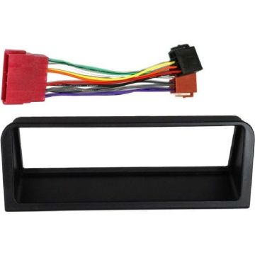 Kit Adaptateur Autoradio 1DIN noir Peugeot 106/ Citroen AX + ISO