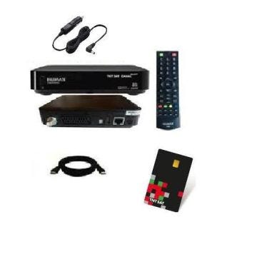 Terminal TN8000hd HUMAX + CARTE+ALLUME CIGARE+ câble HDMI HD ME