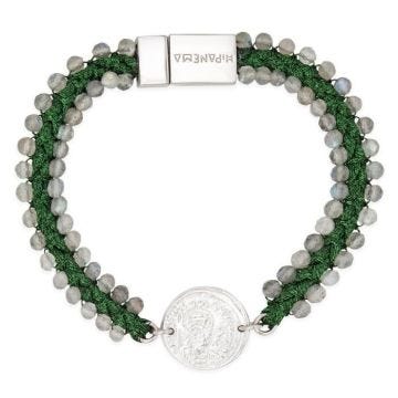 Bracelet - Hipanema - Bracelet Hipanema Conquistador green L - Couleur de la matière:Blanc Taille/Longueur:18 cm