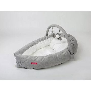 Coussin anti-retournement, réducteur de berceau - Couleur Gris chiné
