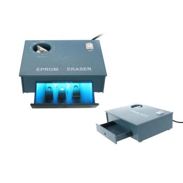 Effaceur de puces EPROM à rayonnement ultraviolet. Eprom Eraser d'une capacité de 6 puces, avec durée d'exposition UV programmable