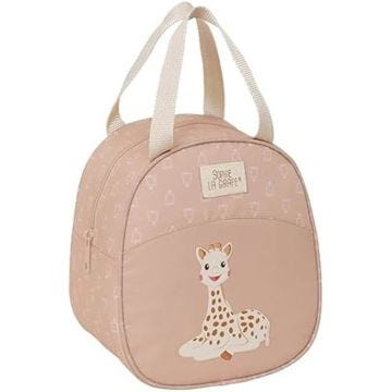 SOPHIE LA GIRAFE COOKIE - Trousse isotherme préscolaire, trousse pour enfant, adaptable au chariot, idéale pour les enfants de 5 à