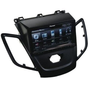 Façade autoradio 2DIN FORD FIESTA ap09 - NOIR - SANS AFFICHEUR