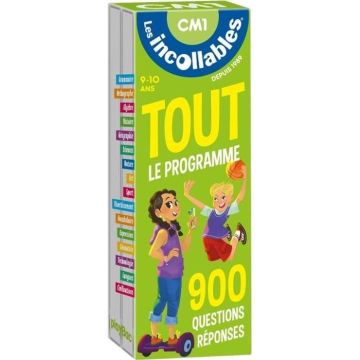 Livre éducatif - Les Incollables - CM1 - Programme scolaire - 9/10 ans - Apprentissage ludique