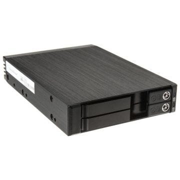 SilverStone SST-FS202B - Backplane rack mobile en aluminium sans plateau échangeable à chaud / Boîtier disque dur interne pour SA...