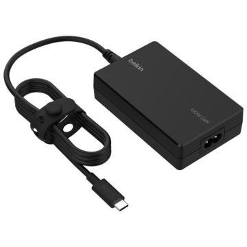 Chargeur - BELKIN - GaN - USB-C 100W - Noir - pour Ordinateur Portable et MacBook