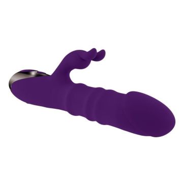 Vibromasseur Hop To It - Playboy - Violet - 3 vitesses - 10 modes de vibration et motifs