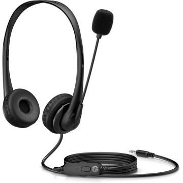 Casque Stereo - HP - Headset 400 - Filaire - Cuir Végétal - 3,5 mm