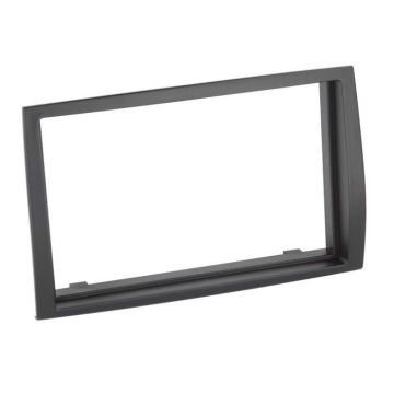 Façade d'autoradio 2-DIN Citroën/Fiat/Opel/Peugeot noire