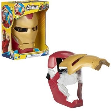 Masque électronique d'Iron Man à visière mobile, avec effets lumineux, Pour enfnant pour se déguiser comme son héros préféré, Dès 5