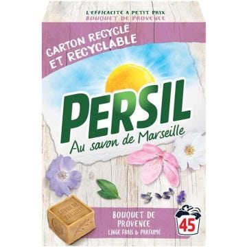 PERSIL Lessive en Poudre Bouquet de Provence 3,15kg - 45 Lavages