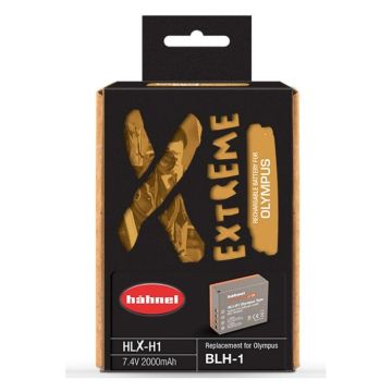 Hahnel batterie compatible avec hlx-h1 extreme olympus