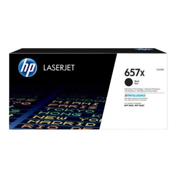 Cartouche de toner HP 657X à rendement élevé noir pour LaserJet Enterprise MFP M681dh, MFP M681f