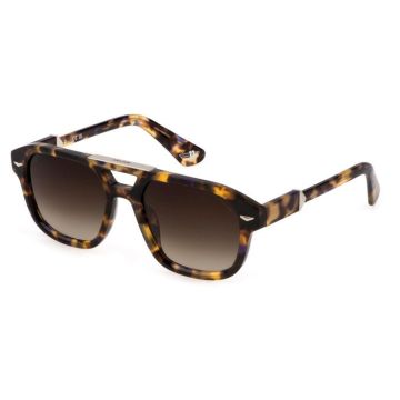 Lunettes de Soleil Police MONUMENT 1 SPLL19 55/20/145 LIGHT HAVANA/BROWN SHADED acétate unisexe MONUMENT 1 SPLL19