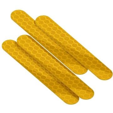 Stickers Réfléchissants Cache-Roues pour Ninebot G30 Ninebot Jaune
